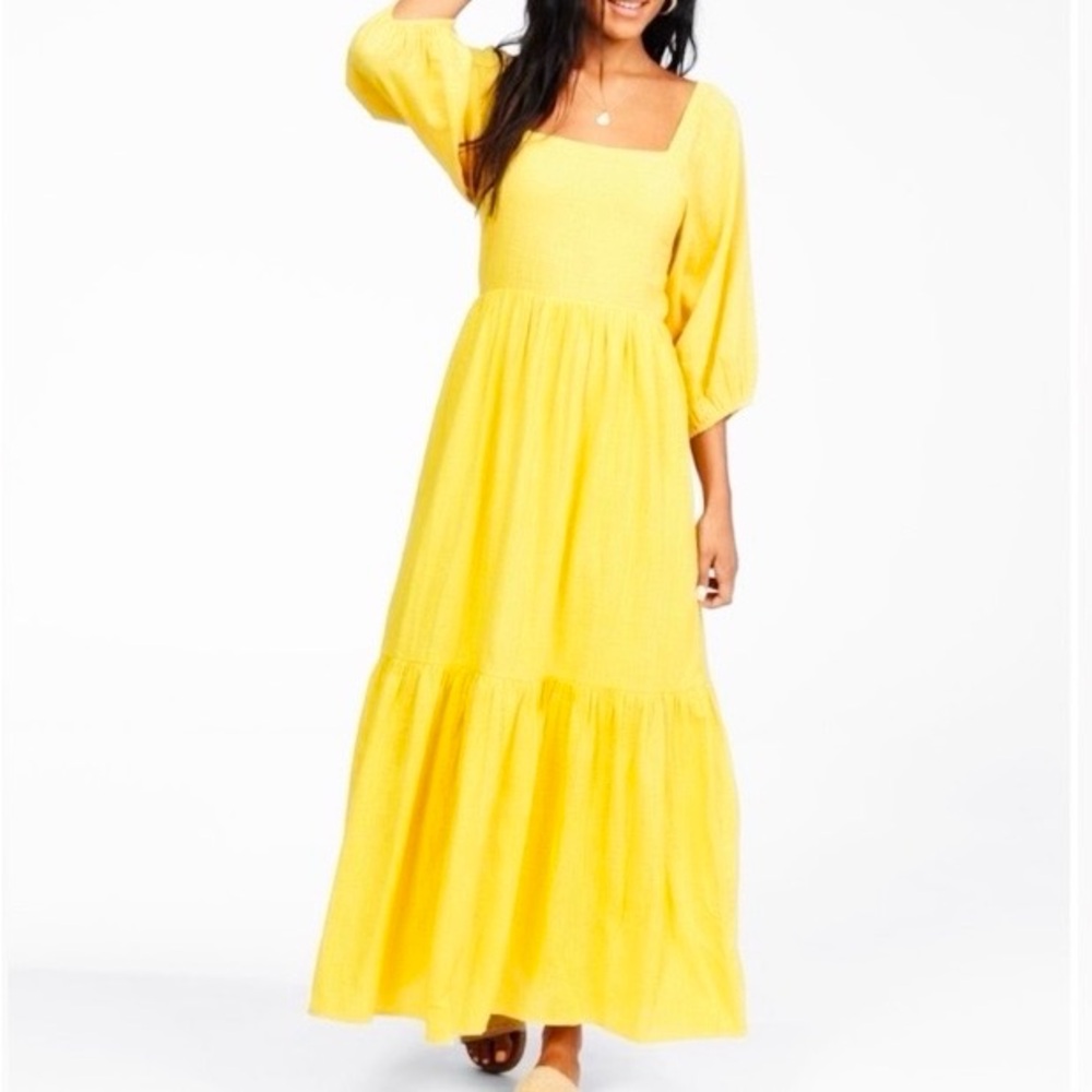 Billabong Dream Chaser Dress Maxi NWT XS 6 Tiered Cotton Sun Dress Resort Boho